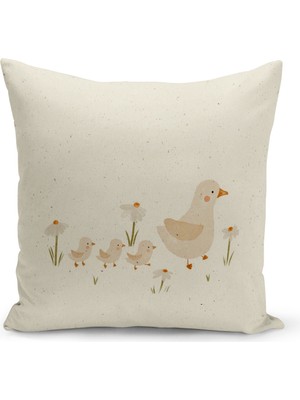 Filamente Çocuk Bebek Odası Dijital Baskılı Kırlent Kılıfı