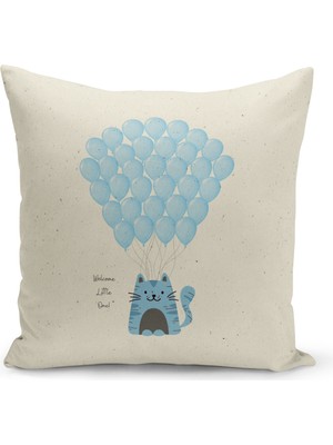 Filamente Çocuk Bebek Odası Dijital Baskılı Kırlent Kılıfı