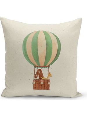 Filamente Çocuk Bebek Odası Dijital Baskılı Kırlent Kılıfı