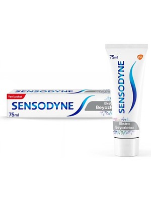 3Ecoswear Sensodyne Diş Macunu Beyazlatıcı 75 ml Çok Renkli Esnek Bel Tasarımı ile Gün Boyu Konfor