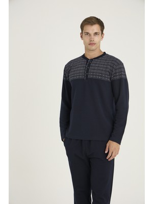 Kly Midi Yaka  Pijama Takım 8065