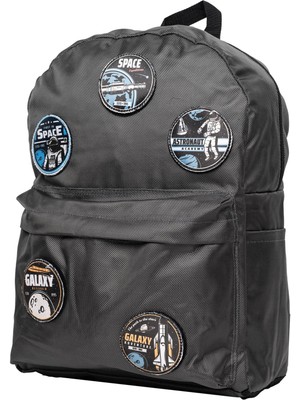 Perlotus Değiştirilebilir Uzay Astronomi Temalı Unisex Patch Günlük Spor Sırt Çantası