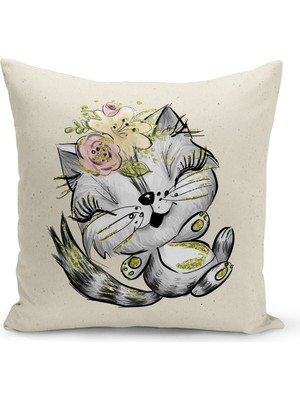 Filamente Çocuk Bebek Odası Dijital Baskılı Kırlent Kılıfı