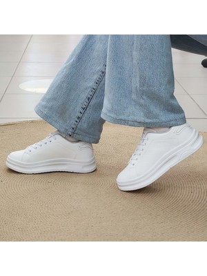 Konfores 2230-CONPAX Mcqueen Modeli Anatomik Tabanlı Üst Kalite Unisex Sneakers Ayakkabı - NKT02230-BEYAZ-36