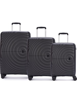 United Colors Of Benetton Benetton Ultra Hafif Büyük Orta ve Kabin Boy %100 Polipropilen 3 Lü Valizseti