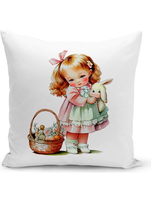 Filamente Çocuk Bebek Odası Dijital Baskılı Kırlent Kılıfı