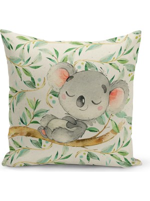 Filamente Çocuk Bebek Odası Dijital Baskılı Kırlent Kılıfı