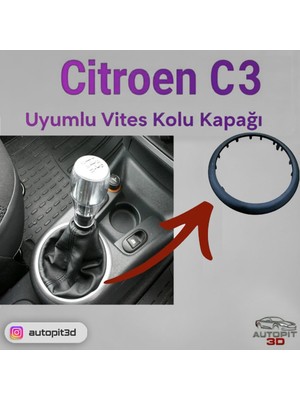 Citroen C3 Uyumlu Vites Kolu Kapağı