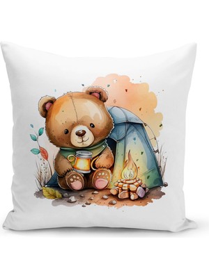 Filamente Çocuk Bebek Odası Dijital Baskılı Kırlent Kılıfı