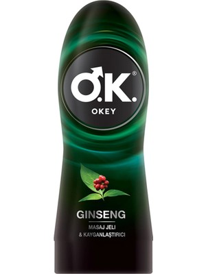 Okey Masaj Jeli & Kayganlaştırıcı Ginseng 200 ml