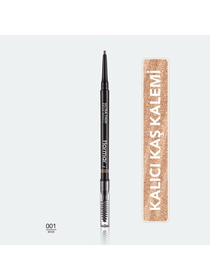 Thin Ince Uçlu ve Kıl Fırçalı Kaş Kalemi 001 Beige