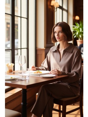 FRM Kadın Uzun Kollu Süet Dokulu Casual Gömlek Fonksiyonel Dayanıklı Kaliteli Konforlu Estetik