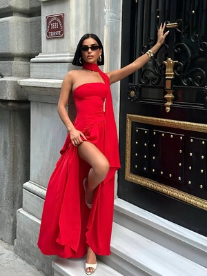 Havens Utermia Straplez Elbise