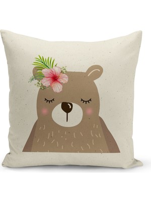 Filamente Çocuk Bebek Odası Dijital Baskılı Kırlent Kılıfı