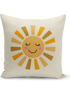 Filamente Çocuk Bebek Odası Dijital Baskılı Kırlent Kılıfı