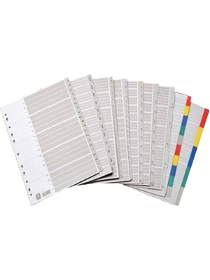 Kitabevimden Bafix Seperatör 1-31 Rakamlı Plastik A4