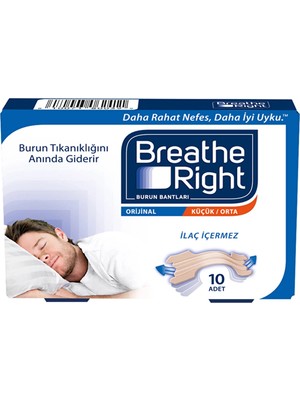 Breathe Right Burun Bandı Orijinal Küçük/orta Boy 10'lu