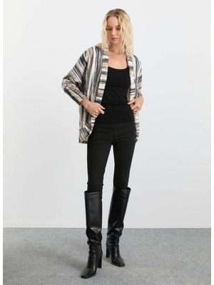 Selen Ekru Kadın Hırka 25KSL4175