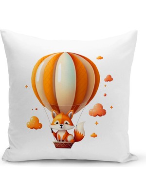 Filamente Çocuk Bebek Odası Dijital Baskılı Kırlent Kılıfı