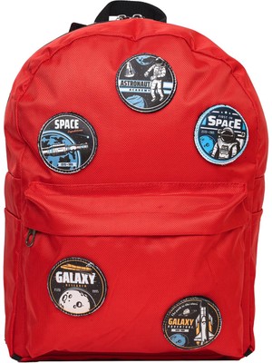 Perlotus Değiştirilebilir Uzay Astronomi Temalı Unisex Patch Günlük Spor Sırt Çantası