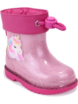 Igor W10339 Bimbi Unicornio Fuşya Ortopedik Kız Çocuk Yağmur Çizme