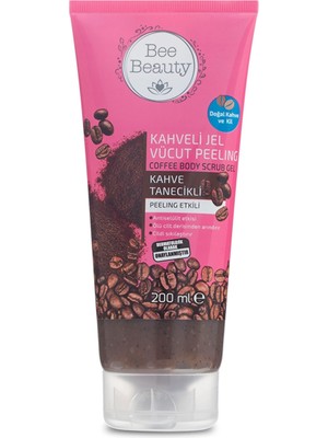 Bee Beauty Kahveli Jel Vücut Peeling 200 ml