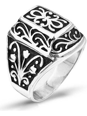 Gumush Hk Gümüş Erkek Yüzük Kurtlar Vadisi |Gümüş Takı Hediyelik Ürünler