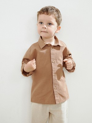 Lc Waikiki Yeni Sezon Basic Uzun Kollu Erkek Çocuk Gömlek