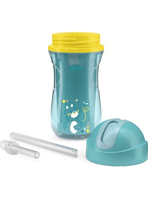 Chicco Isı Yalıtımlı Pipetli Su Matarası Erkek