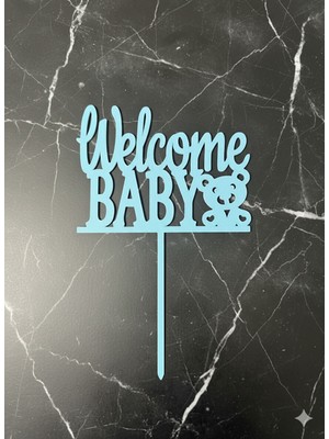 Kanem3D Yenidoğan Pasta Süsü