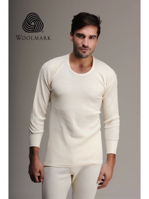 Çamaşır Kenti Hasyün 1002 %100 Yün Erkek  Uzun Kol Fanila