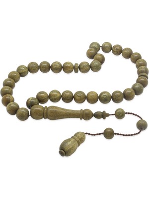 Tesbihane Sistemli Küre Kesim Açık Kahverengi Pelesenk Tesbih