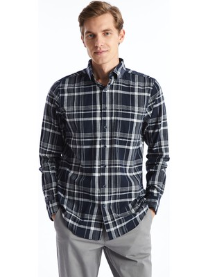 Lc Waikiki Yeni Sezon Regular Fit Uzun Kollu Ekose Erkek Gömlek