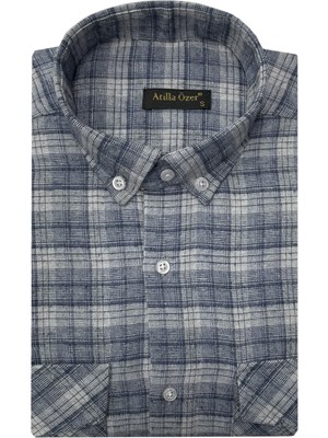 Atilla Özer Kışlık Kaşmir Erkek Gömlek - 7463