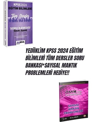Yedi İklim Yediiklim Kpss 2024 Eğitim Bilimleri Tüm Dersler Soru Bankası*sayısal Mantık Problemleri Hediye!!