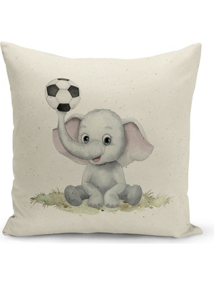 Filamente Çocuk Bebek Odası Dijital Baskılı Kırlent Kılıfı