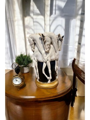 Harmoni Art Dekoratif Atlı Vazo