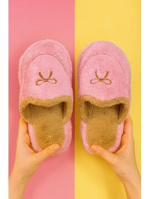 ModaFrato AMORE Kapalı Kadın Ev Terliği Günlük Rahat Kışlık Terlik