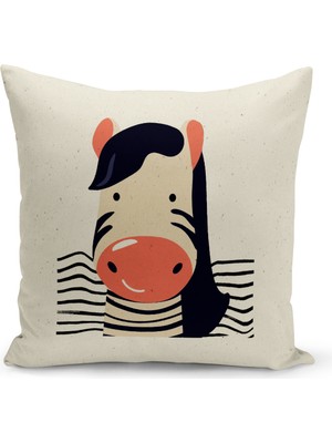 Filamente Çocuk Bebek Odası Dijital Baskılı Kırlent Kılıfı