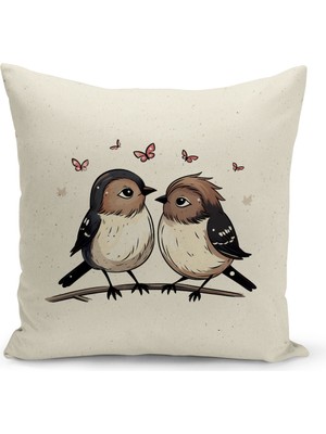 Filamente Çocuk Bebek Odası Dijital Baskılı Kırlent Kılıfı