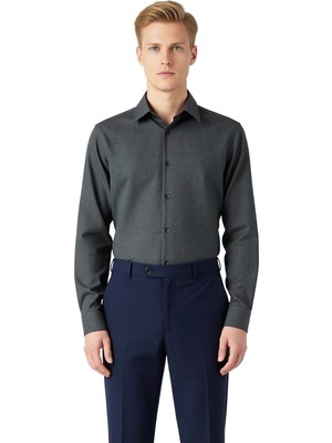 Ersefa Erkek Poliviskon Regular Fit Gömlek Ceket Modern Iş ve Günlük Stilinizi Tamamlayın Estetik