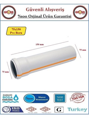 Fırat Pvc Boru - 75X150mm