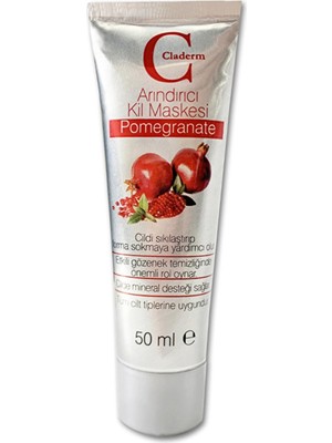 Claderm Nar Killi Yüz Maskesi 50 ml