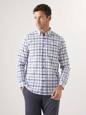 Lc Waikiki Yeni Sezon Regular Fit Uzun Kollu Ekose Poplin Erkek Gömlek