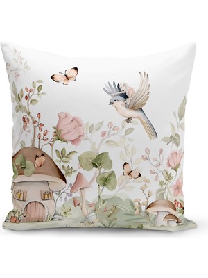 Filamente Çocuk Bebek Odası Dijital Baskılı Kırlent Kılıfı