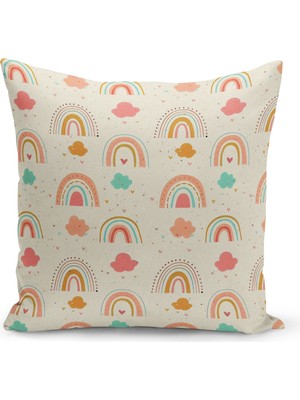 Filamente Çocuk Bebek Odası Dijital Baskılı Kırlent Kılıfı