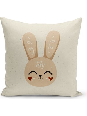 Filamente Çocuk Bebek Odası Dijital Baskılı Kırlent Kılıfı