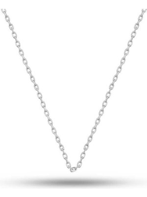 Gumush Hk Gümüş Kadın Zincir 0.30 Mikron 50 Cm Forse Kadın|Gümüş Takı Hediyelik Ürünler