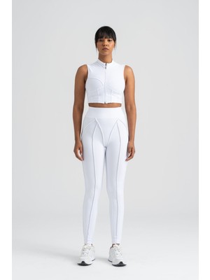 Alışveriş Sokağı Dar Kesim Sculpt Line Dalgıç Kumaş Spor Tayt