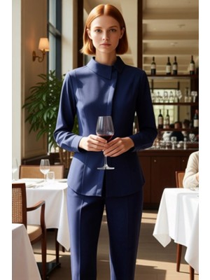 FRM Kadın Uzun Kollu Dokuma Gömlek Fitted Kesim Fonksiyonel Dayanıklı Kaliteli Konforlu Modern